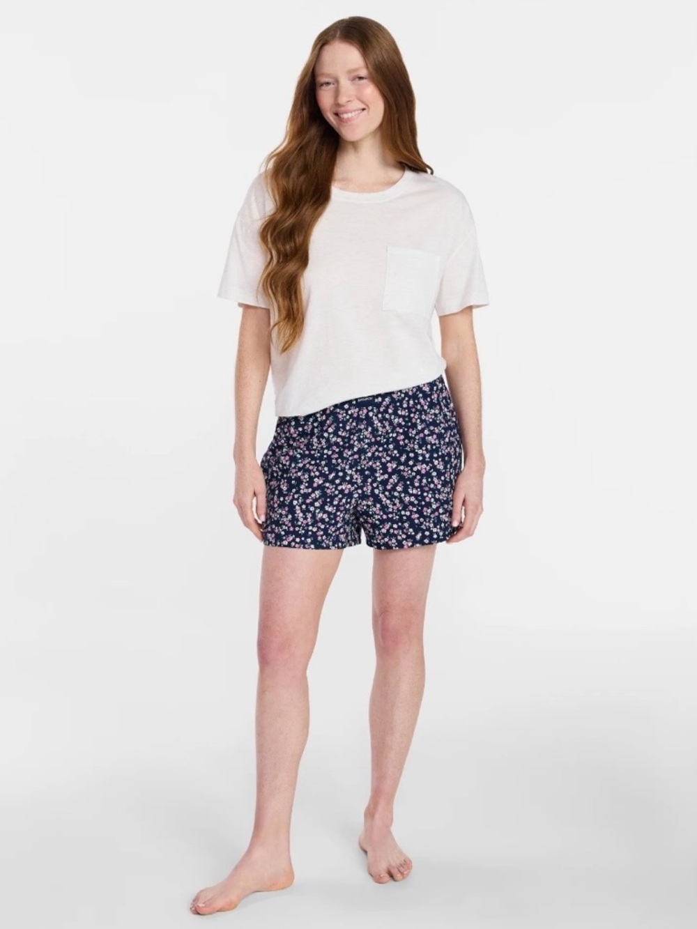 Joyspun Women’s Woven Pajama Boxer Shorts, 3” Inseam Size XL NWT